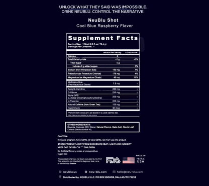 NeuBlu USP Grade Methylene Blue